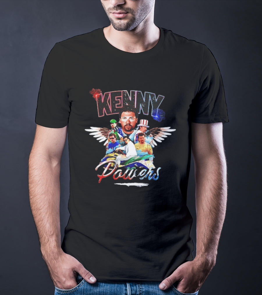 Kenny Powers Danny McBride Eastbound And Down Winged Motif T-Shirt