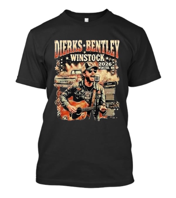 Dierks Bentley Winstock 2026 Winsted MN June 19 Country Music Festival T-Shirt