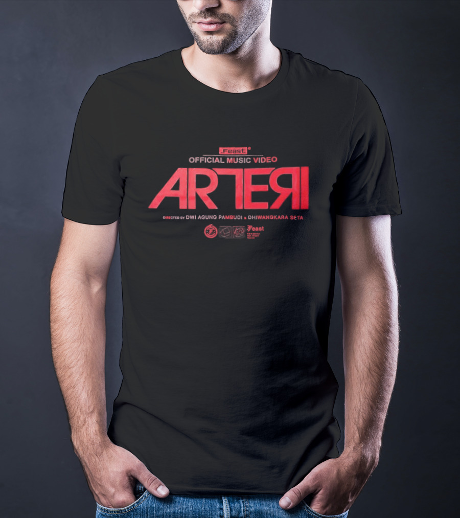Menangisku Di Pundakmu ARTERI Official Music Video .Feast Two Sided T-Shirt