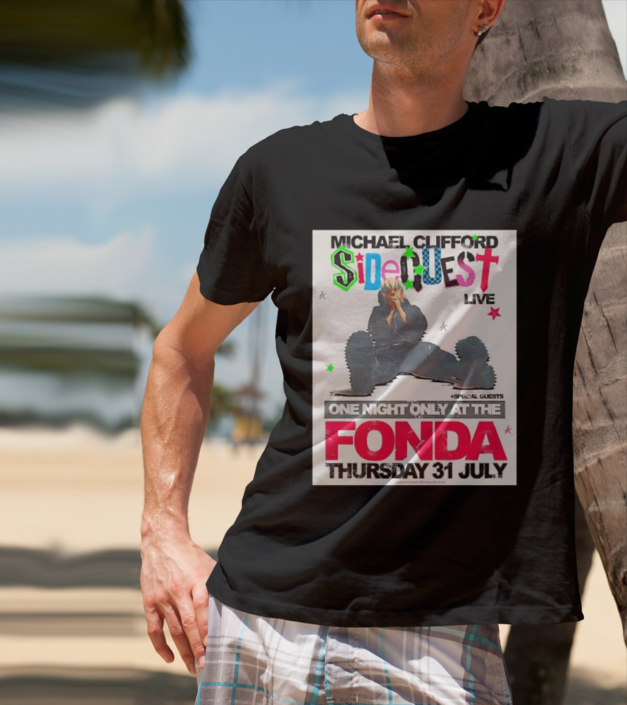 Michael Clifford Sideguest Live One Night Only At The Fonda Thursday 31 July T-Shirt