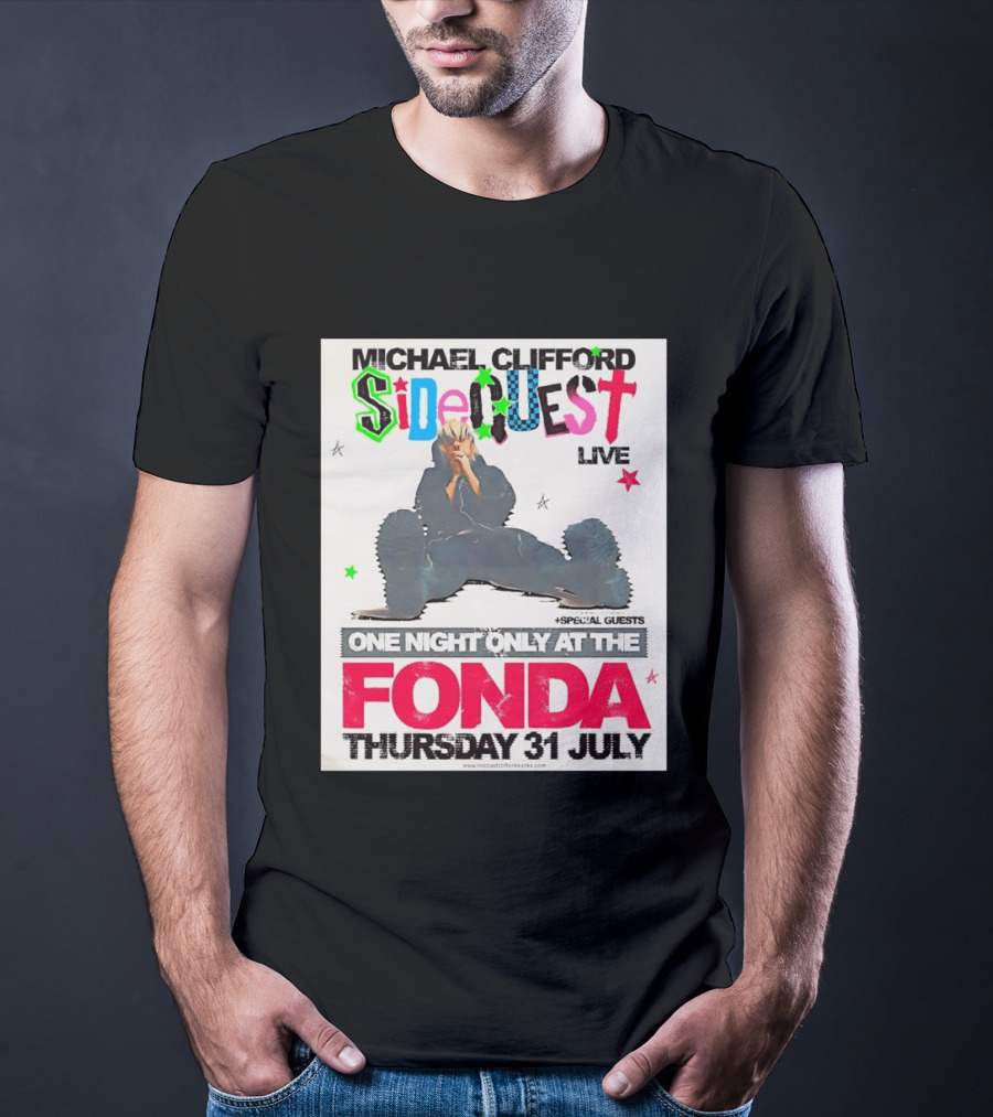 Michael Clifford Sideguest Live One Night Only At The Fonda Thursday 31 July T-Shirt