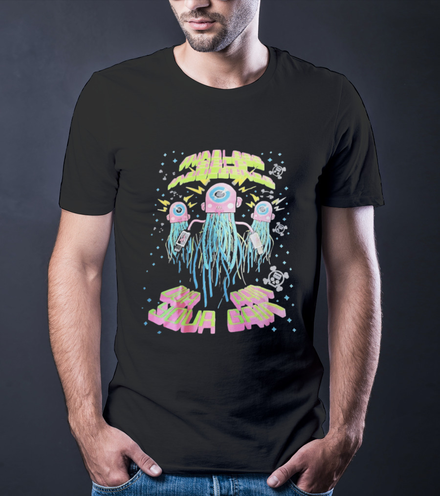 Mindless Self Indulgence Our Pain Your Gain Neon Alien Robots T-Shirt