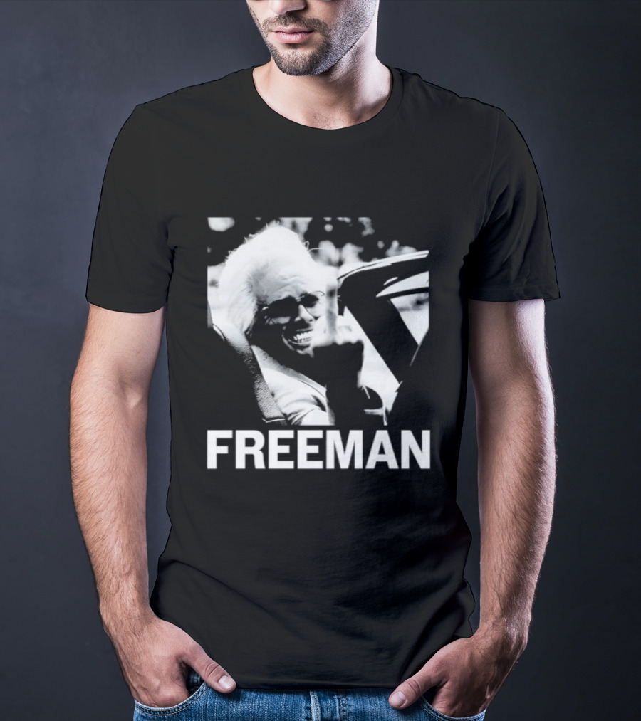 Morgan Freeman Middle Finger Actor Celebrity FREEMAN T-Shirt