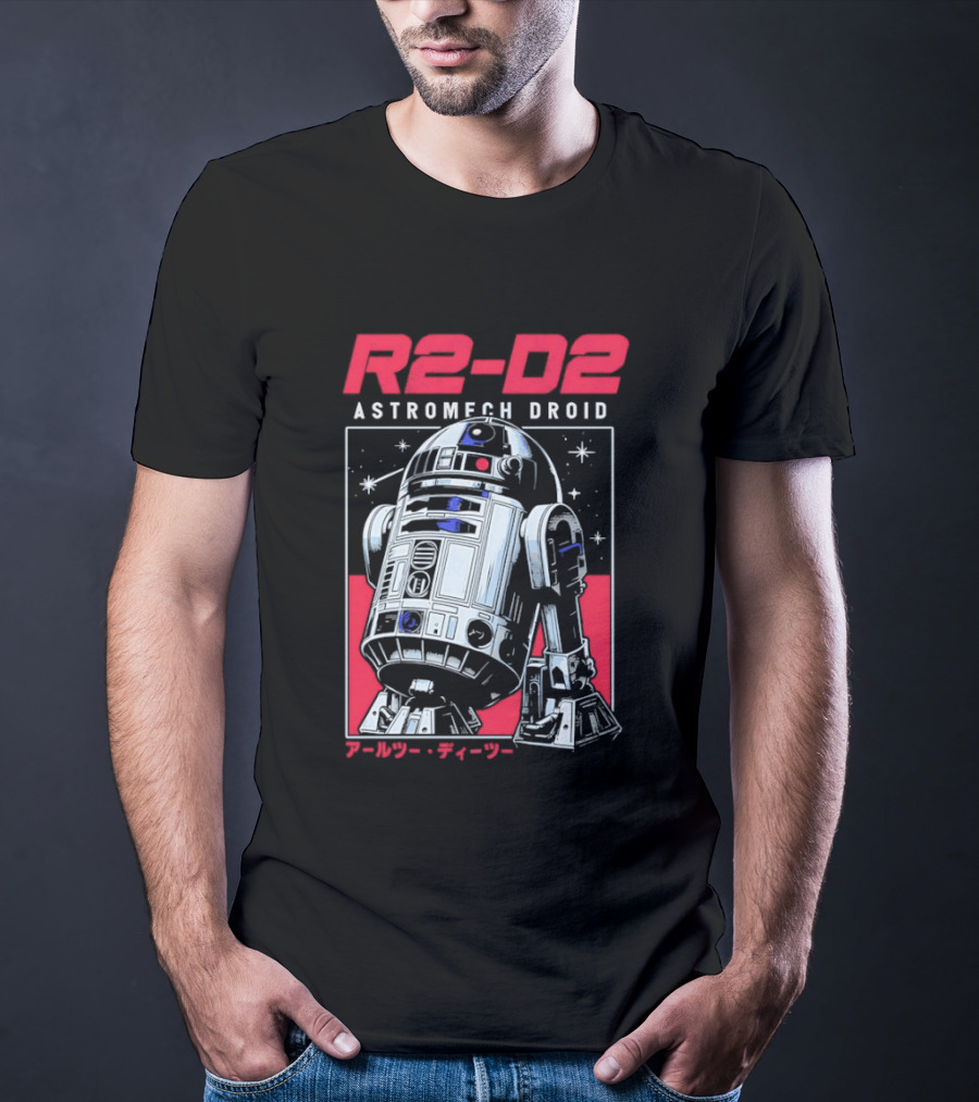 R2 D2 Astromech Droid Star Wars Sci Fi Robot T-Shirt