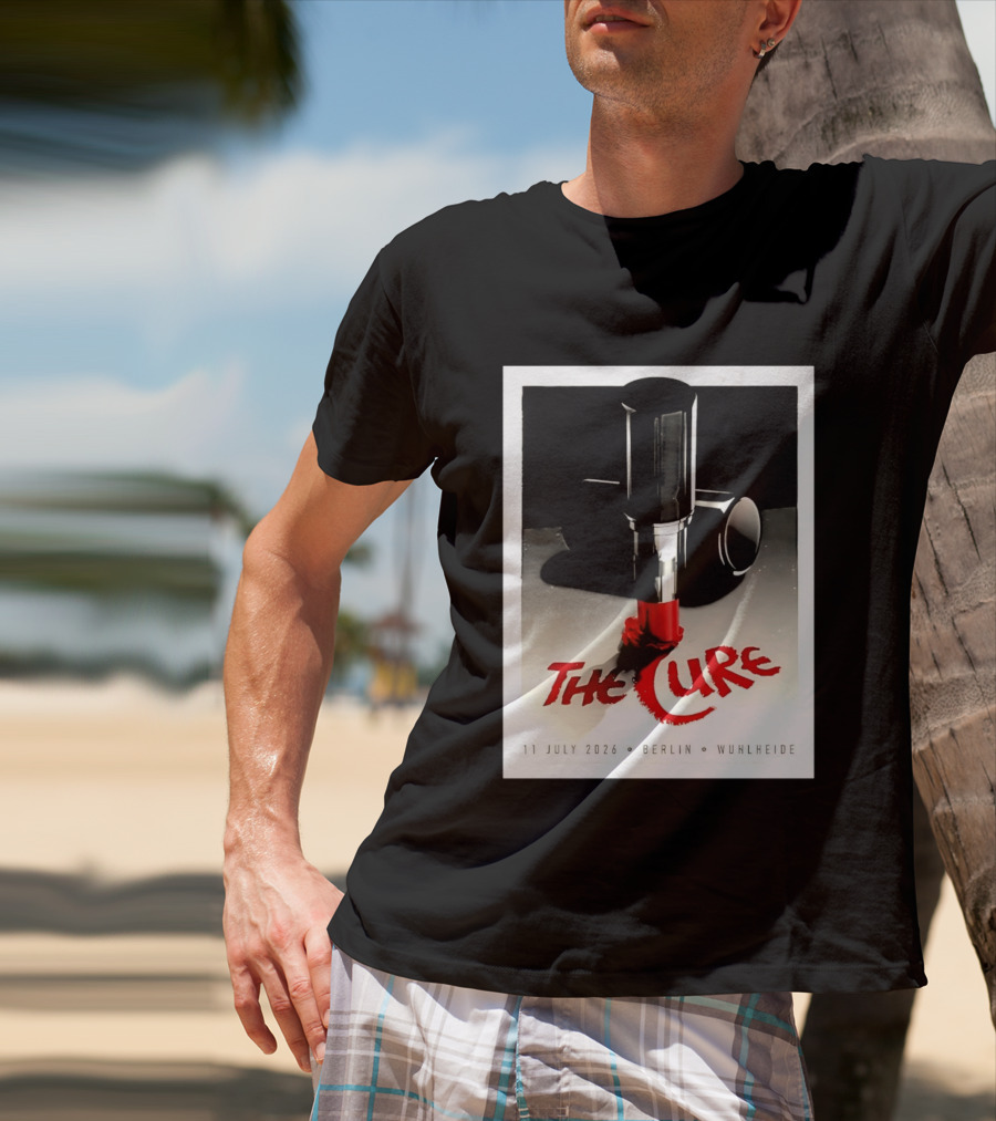 The Cure Berlin Concert 11 July 2026 Wuhlheide Lipstick T-Shirt