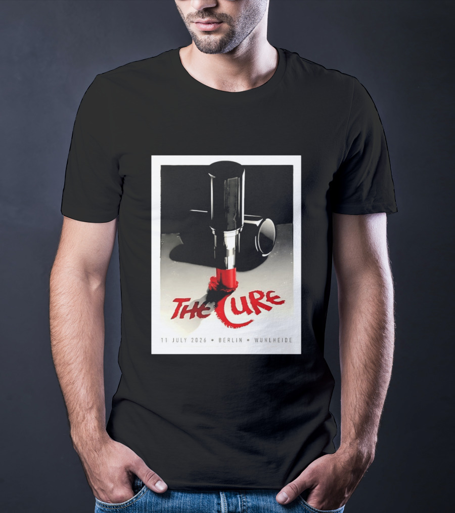 The Cure Berlin Concert 11 July 2026 Wuhlheide Lipstick T-Shirt