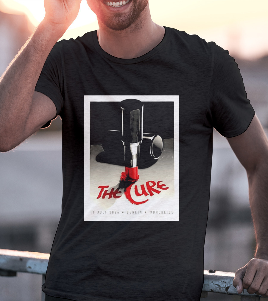 The Cure Berlin Concert 11 July 2026 Wuhlheide Lipstick T-Shirt