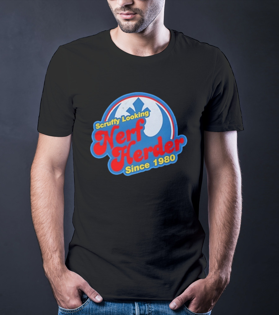 Scruffy Looking Nerf Herder Since 1980 T-Shirt