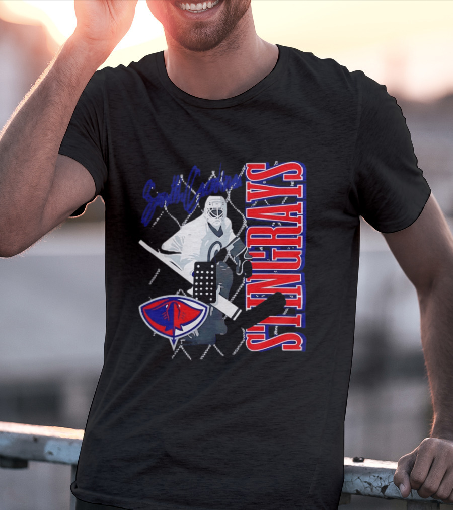 South Carolina Stingrays Hockey Goalie ECHL Team T-Shirt