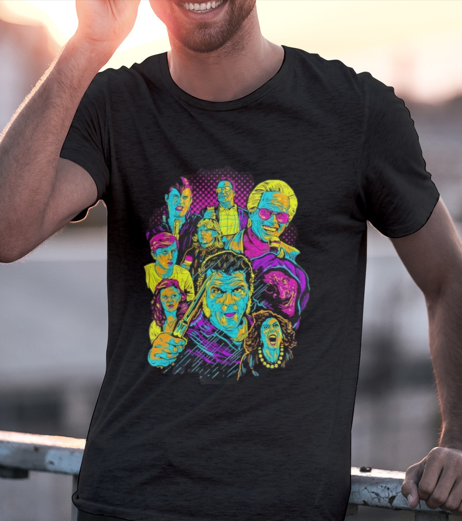 Twin Peaks Cast Neon Pop David Lynch T-Shirt