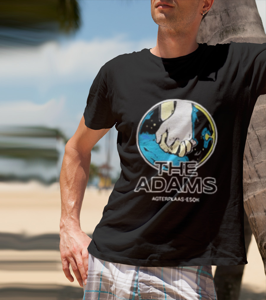 The Adams Agterplaas Esok Cosmic Handshake Global Unity T-Shirt