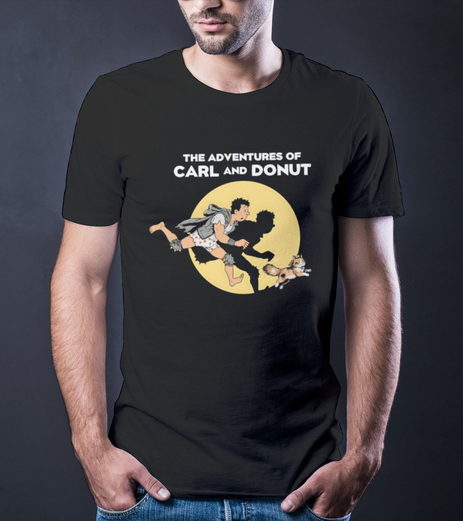 The Adventures Of Carl And Donut Cat Cartoon Series T-Shirt