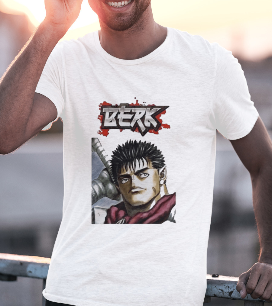 Berk Berserk Manga Guts Style Warrior T-Shirt