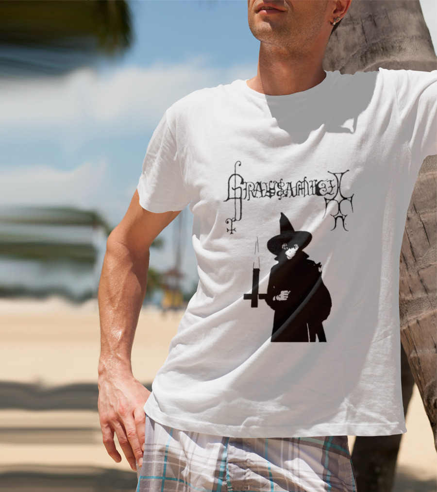 Gravsaamuel Witch Iconic Gothic Anime Dark Aesthetic T-Shirt