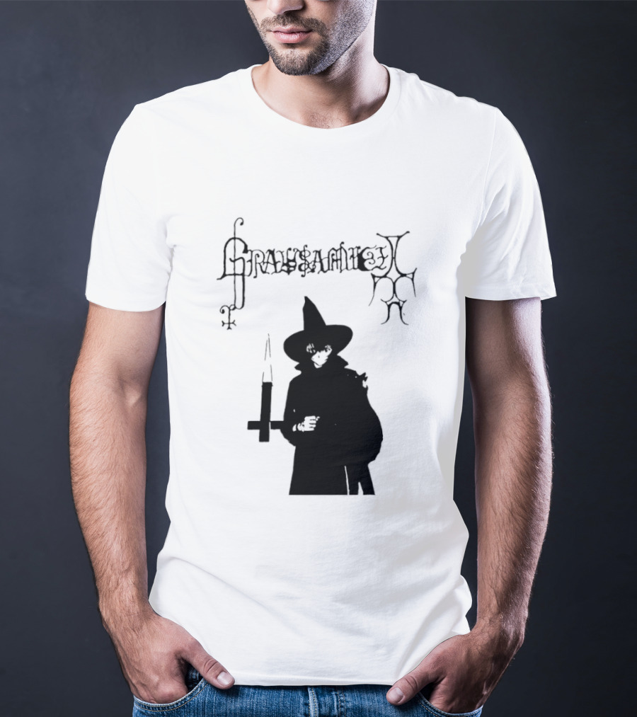 Gravsaamuel Witch Iconic Gothic Anime Dark Aesthetic T-Shirt