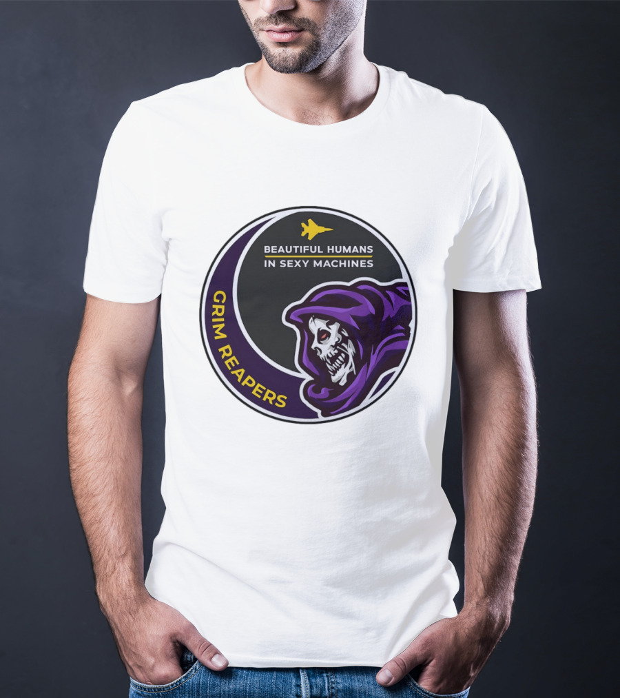 Grim Reapers Beautiful Humans In Sexy Machines Jet Pilot T-Shirt