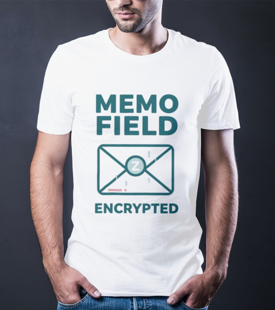 Memo Field Encrypted Z Data Security Protection T-Shirt
