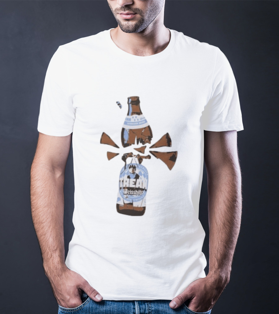 Tream Weissbier Vom Ersten Schluck Bis In Die Ewigkeit Schneider Weisse Exploding Beer Bottle T-Shirt