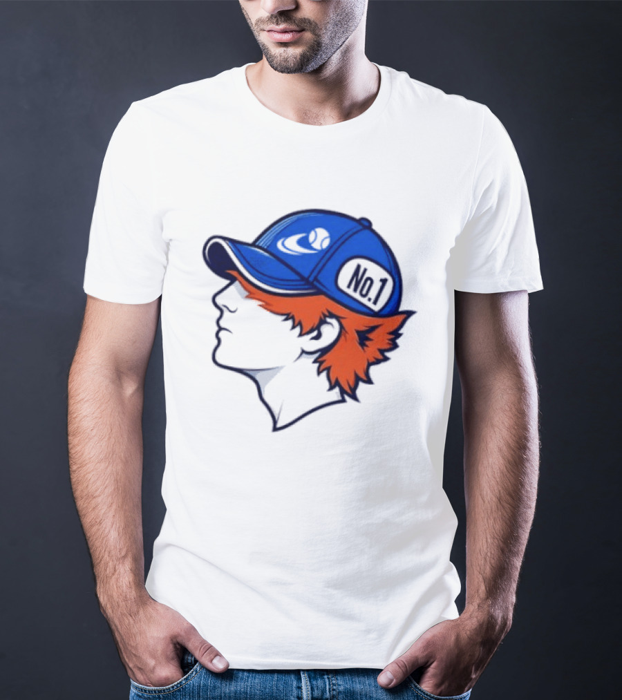 Jannik Sinner No 1 Fox Tennis ATP Player Iconic Cap T-Shirt