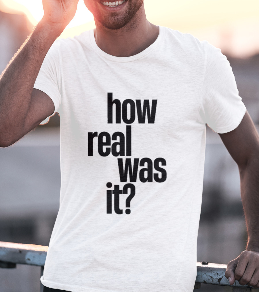 Asha Banks UK How Real Was It T-Shirt