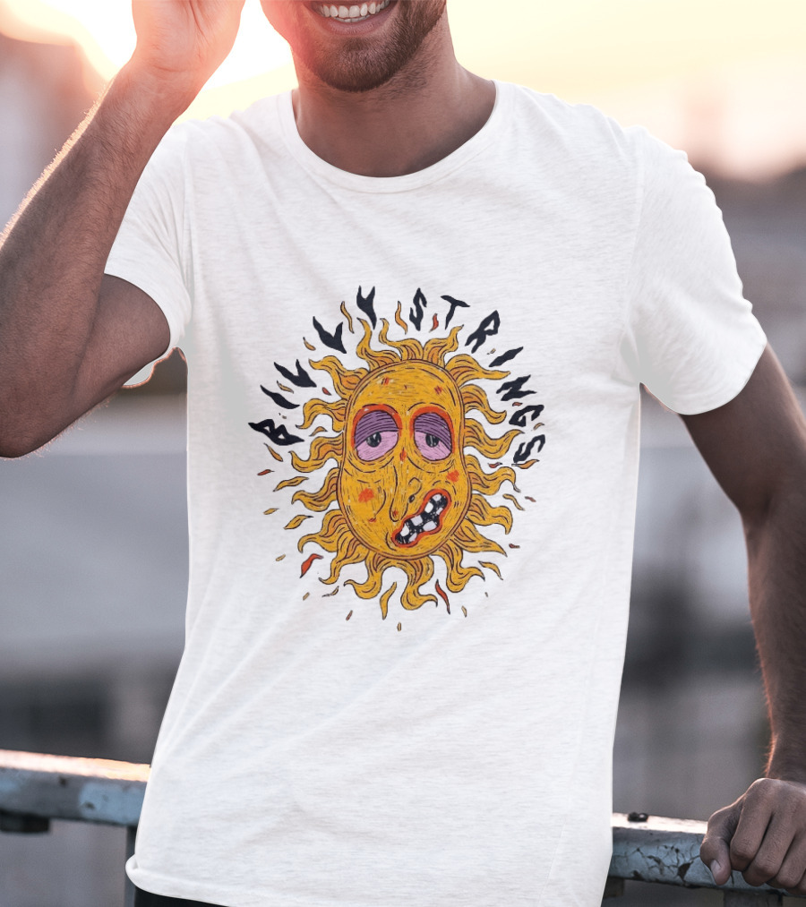 Billy Strings Sun Face Psychedelic Sunburst T-Shirt