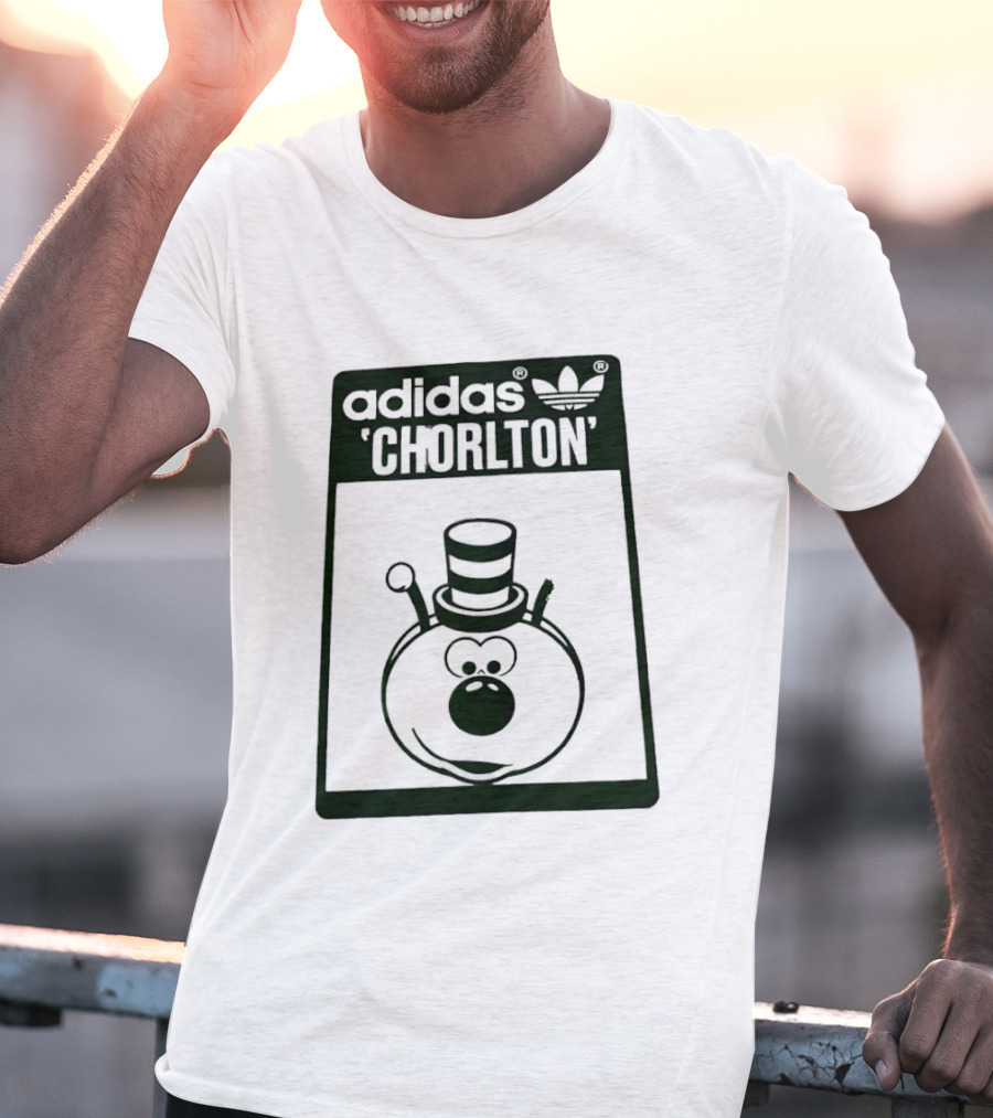 Adidas Chorlton Cartoon Character With Trefoil Top Hat T-Shirt