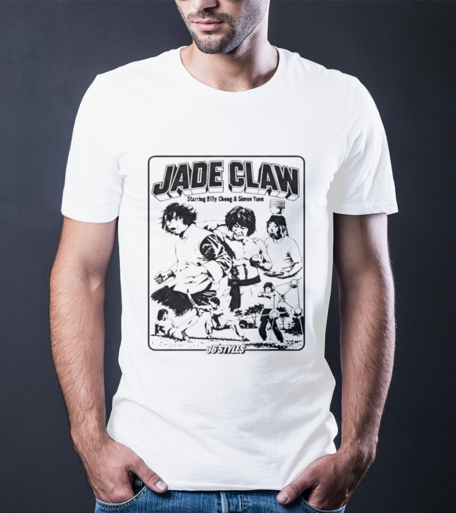 Billy Chong Simon Yuen Jade Claw 36 Styles Martial Arts Movie T-Shirt