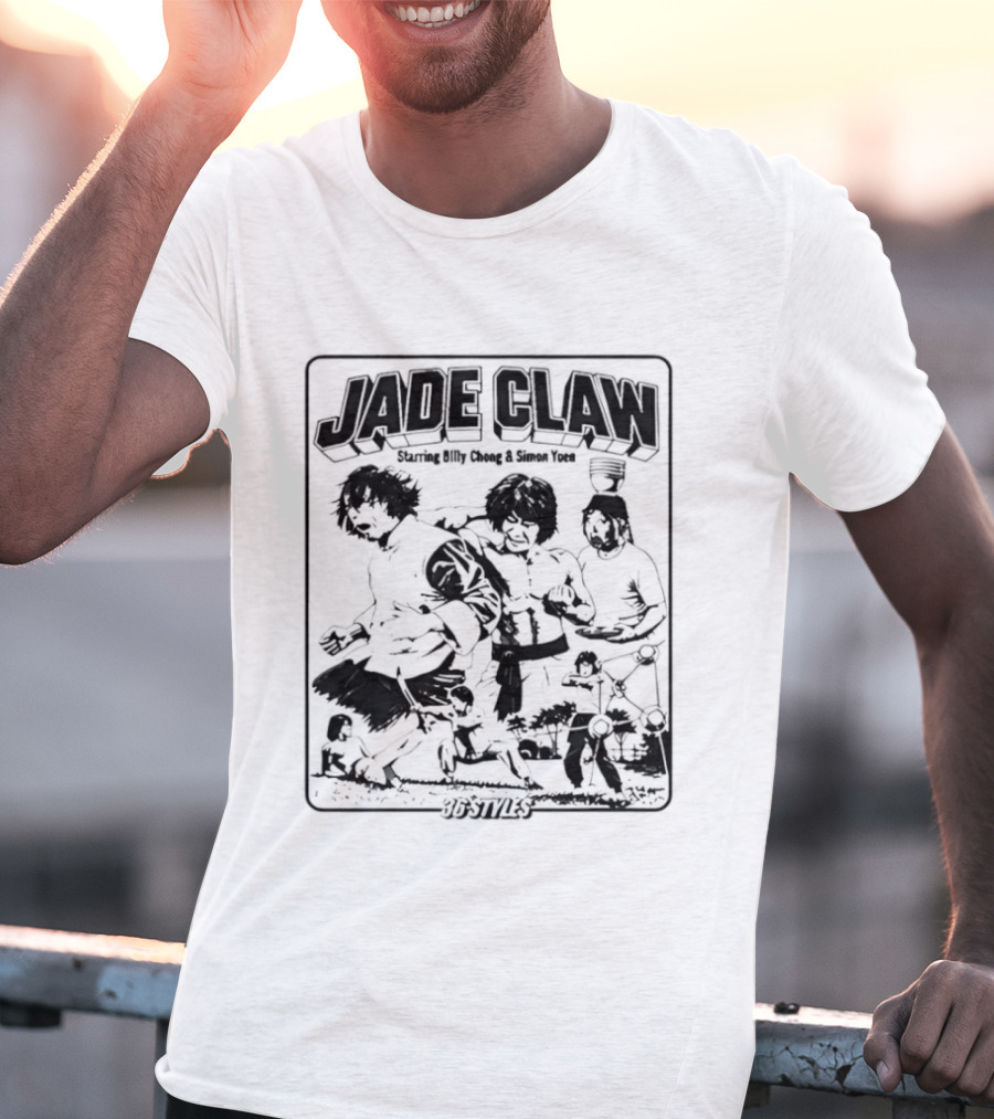 Billy Chong Simon Yuen Jade Claw 36 Styles Martial Arts Movie T-Shirt