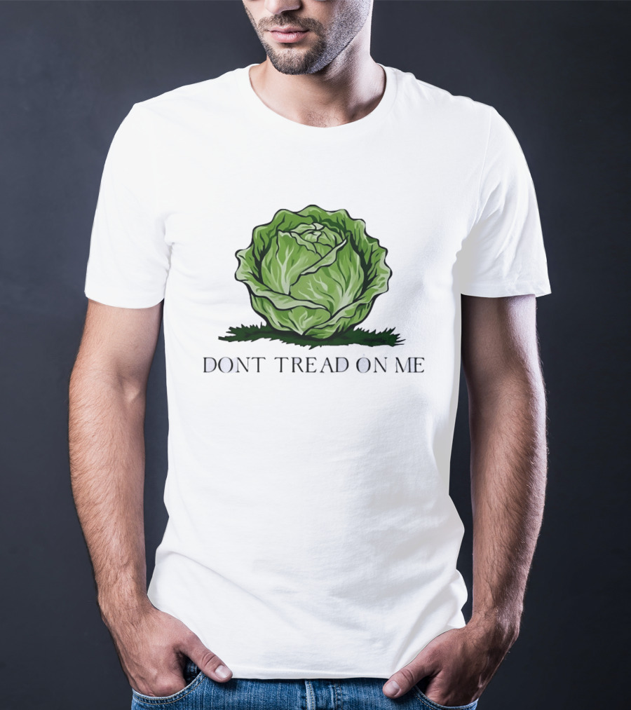 Don't Tread On Me Cabbage Vegetable Gadsden T-Shirt