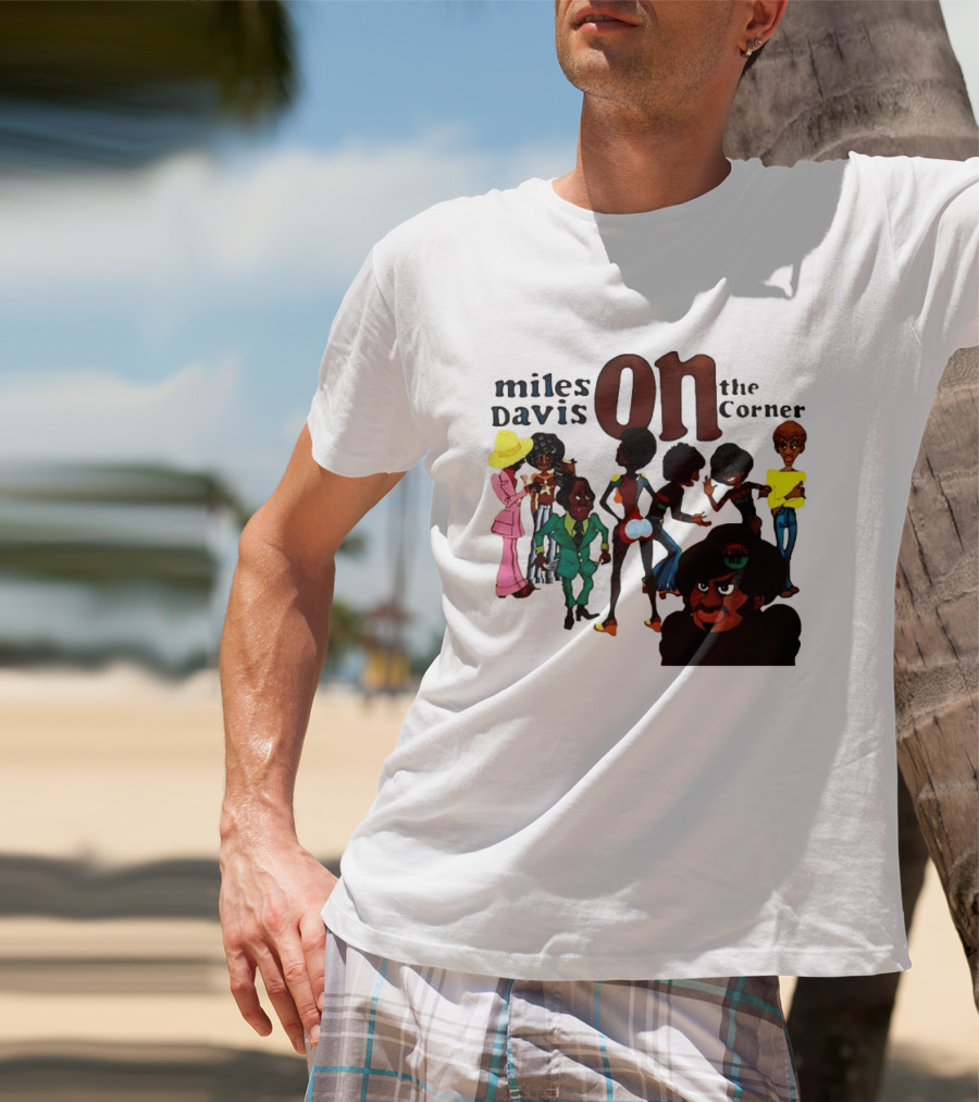 Miles Davis On The Corner Album Characters T-Shirt