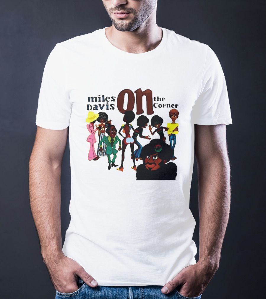 Miles Davis On The Corner Album Characters T-Shirt