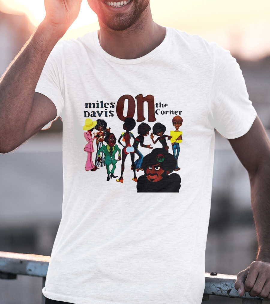 Miles Davis On The Corner Album Characters T-Shirt