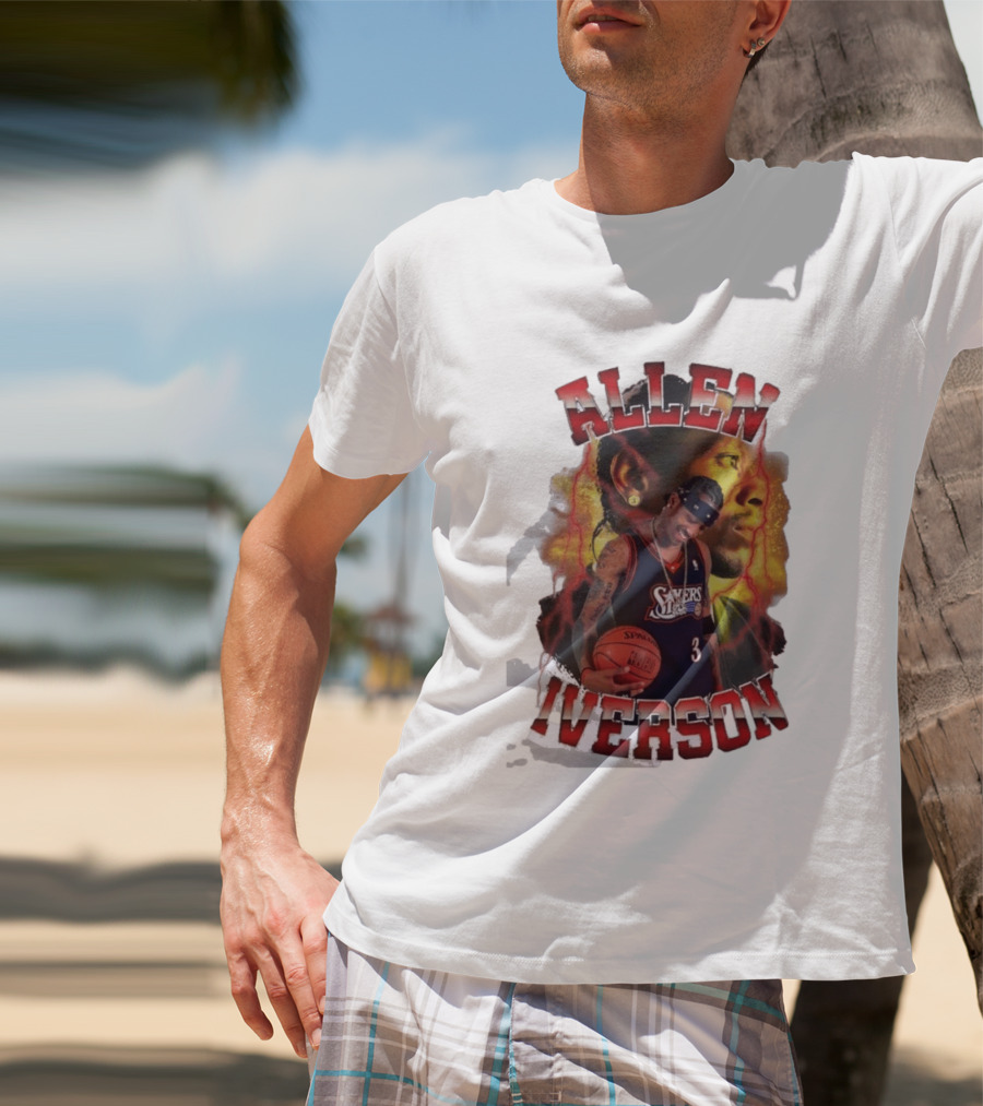 Allen Iverson Philadelphia 76ers Basketball Legend T-Shirt