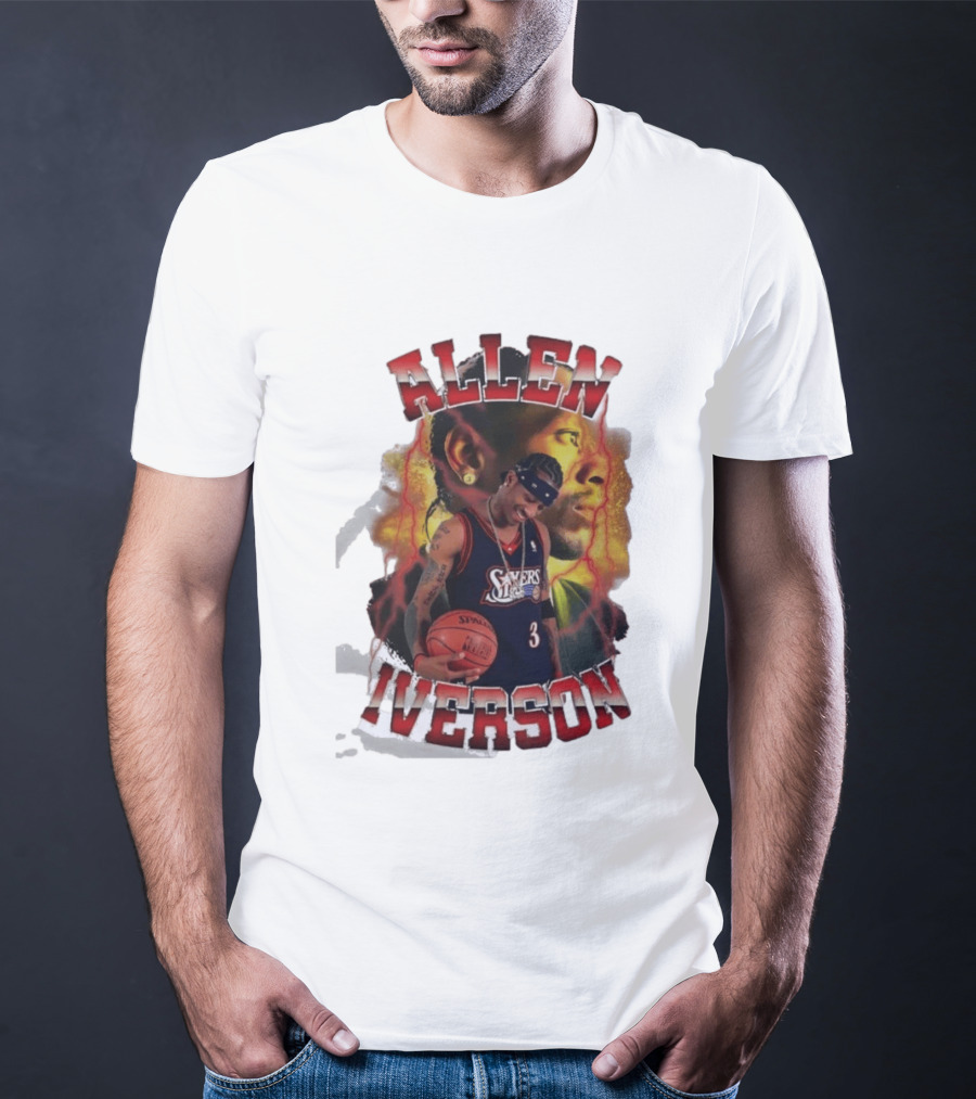 Allen Iverson Philadelphia 76ers Basketball Legend T-Shirt