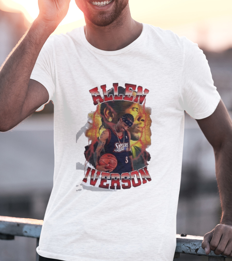 Allen Iverson Philadelphia 76ers Basketball Legend T-Shirt