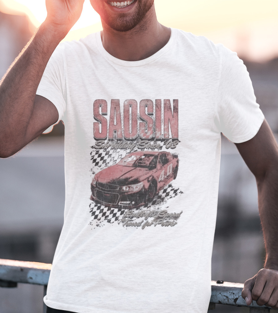 Saosin Built For Speed Turned For Power Shredding Since 2003 T-Shirt
