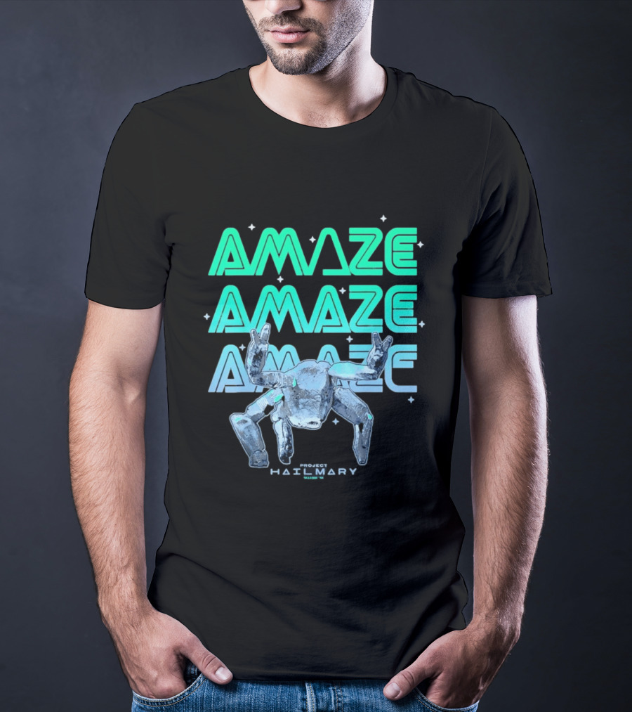 Amaze Project Hail Mary Robot T-Shirt