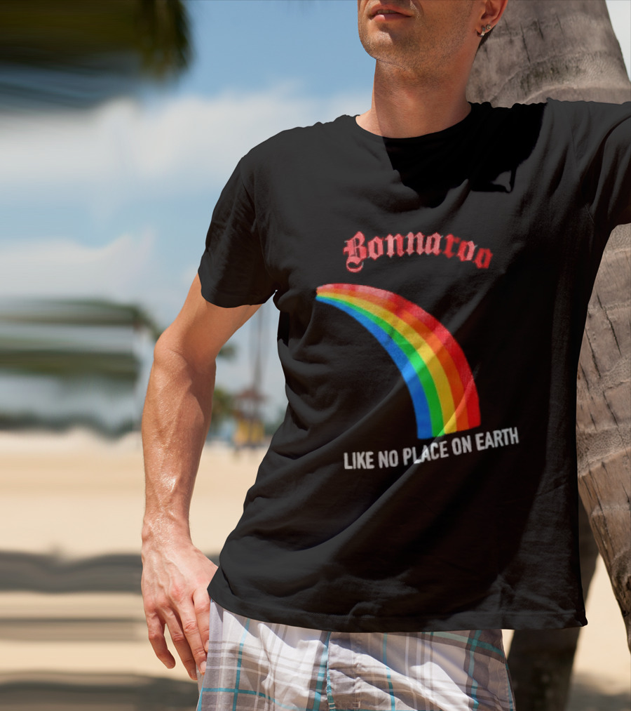 Bonnaroo Rainbow Like No Place On Earth Music Festival T-Shirt