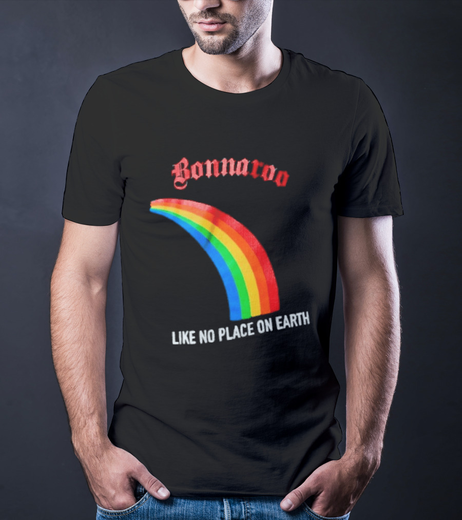 Bonnaroo Rainbow Like No Place On Earth Music Festival T-Shirt