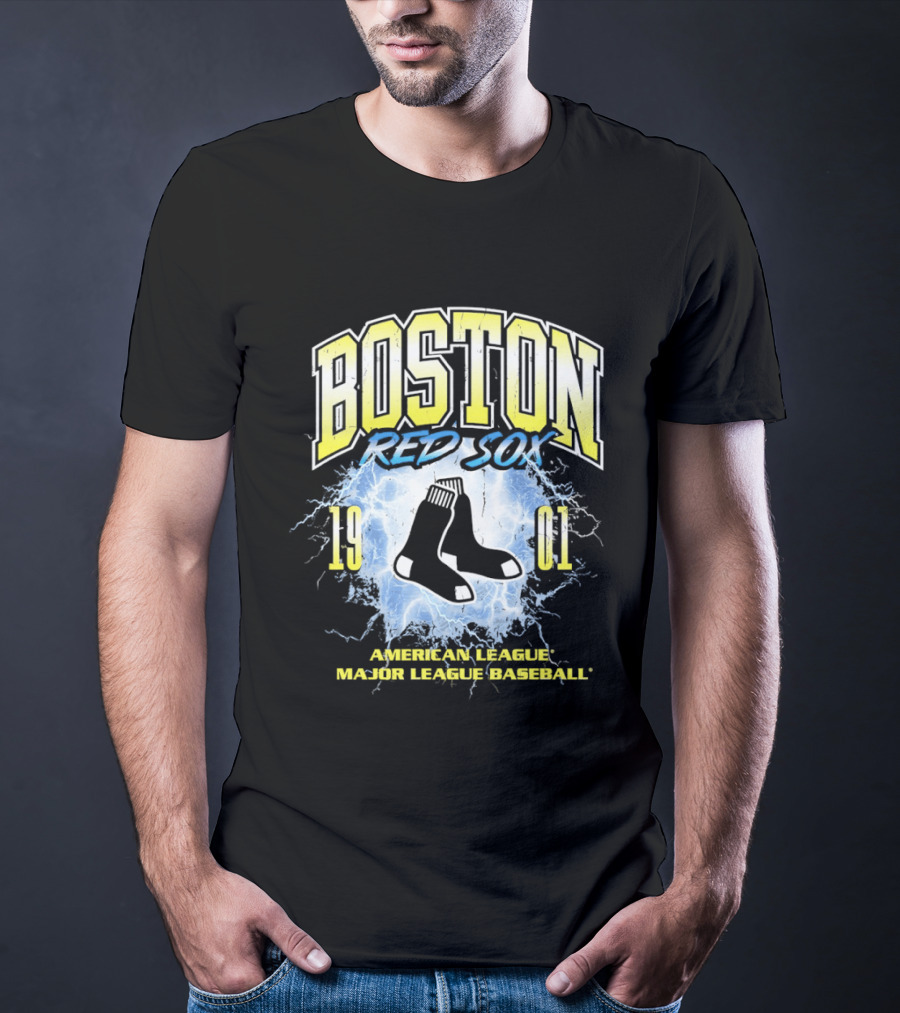Boston Red Sox 1901 American League Major League Baseball Vintage Retro Sox T-Shirt