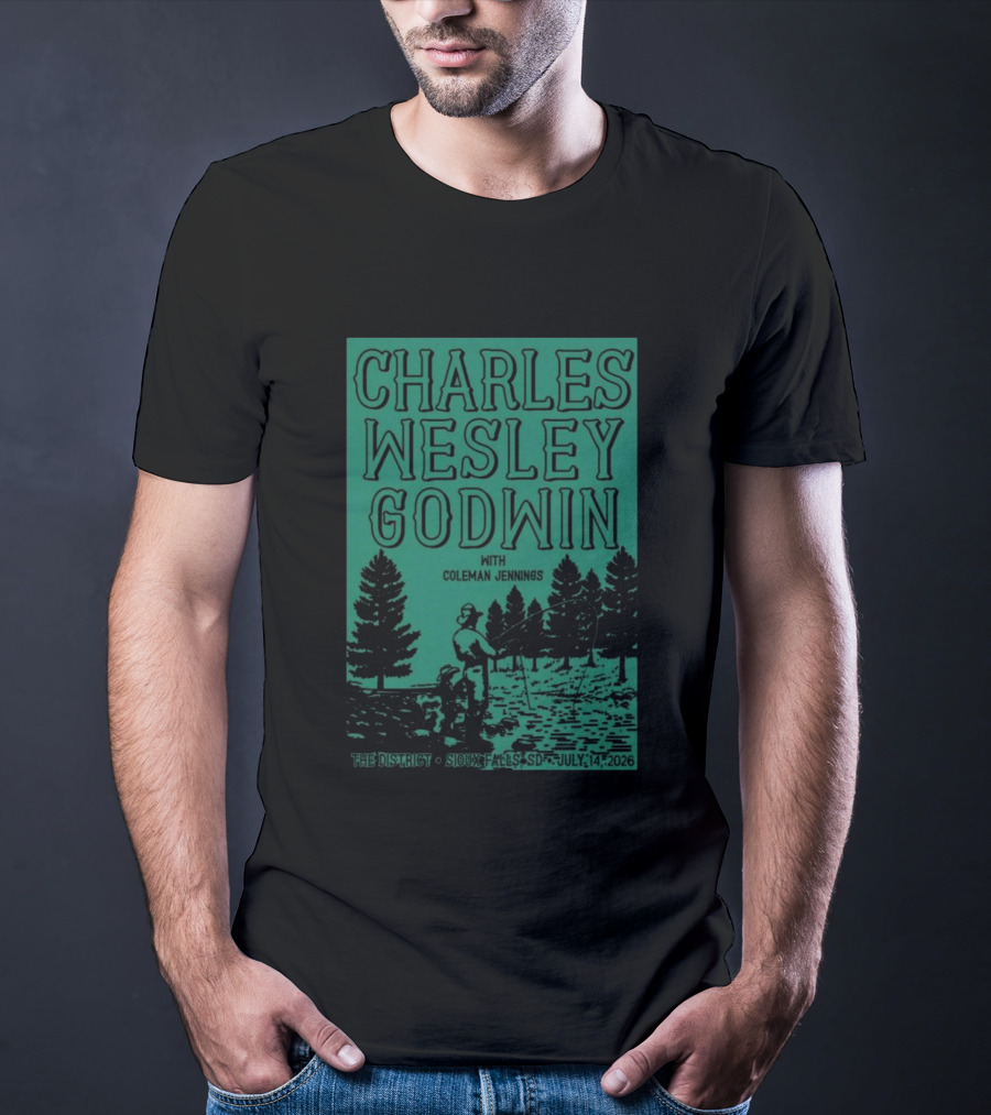 Charles Wesley Godwin Sioux Falls July 14 2026 The District With Coleman Jennings T-Shirt