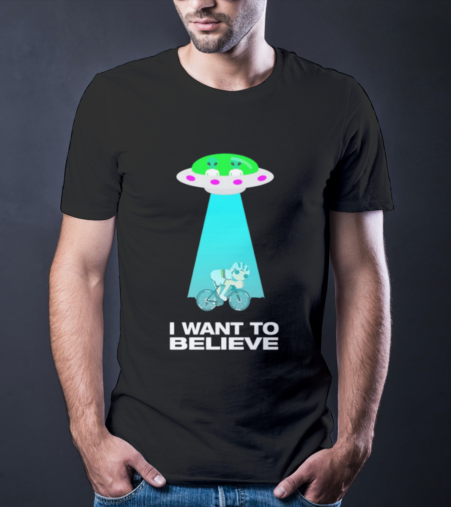 Colnago Cyclist UFO I Want To Believe Cycling T-Shirt