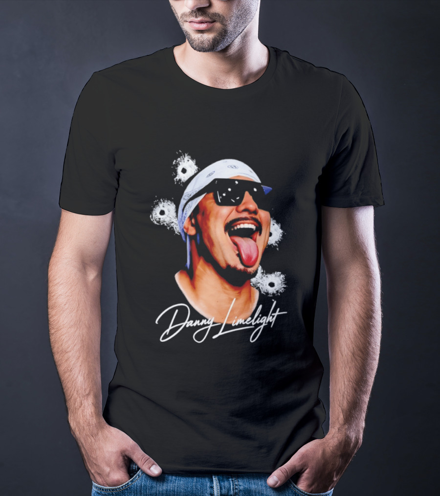 Danny Limelight Swag Bullet Holes Bandana Tattoo T-Shirt