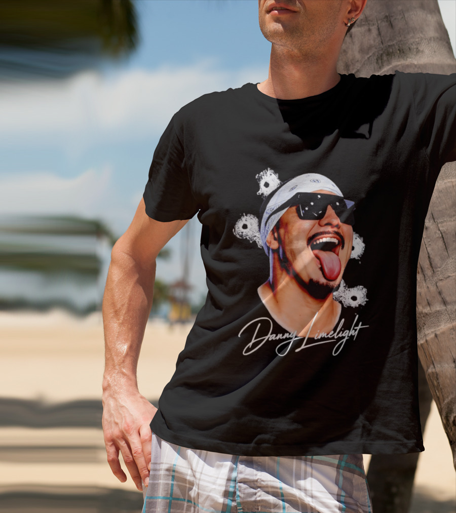 Danny Limelight Wrestling AEW Bandana And Sunglasses T-Shirt
