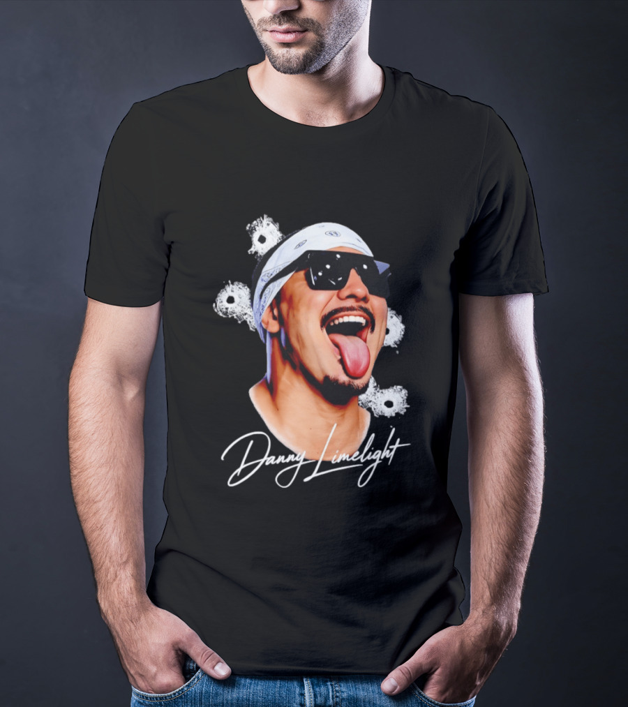 Danny Limelight Wrestling AEW Bandana And Sunglasses T-Shirt