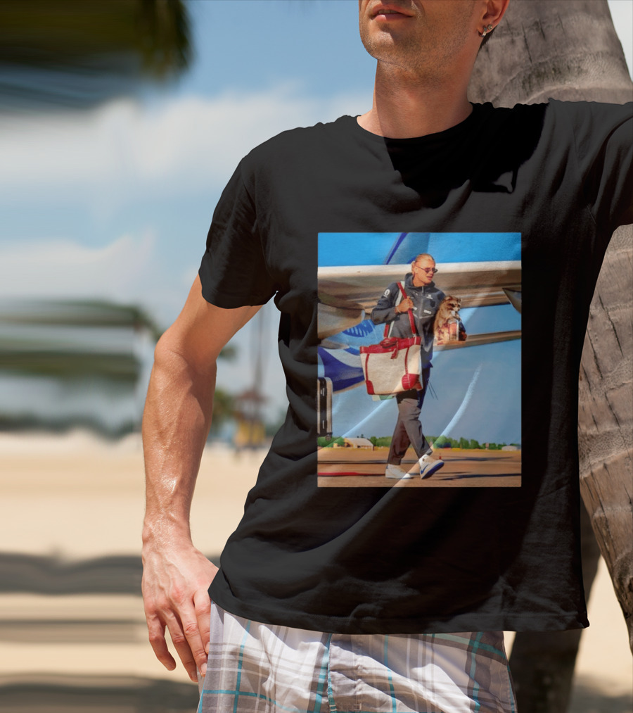Erling Haaland Returns To Norway With Taxidermy Whiskey Raccoon T-Shirt