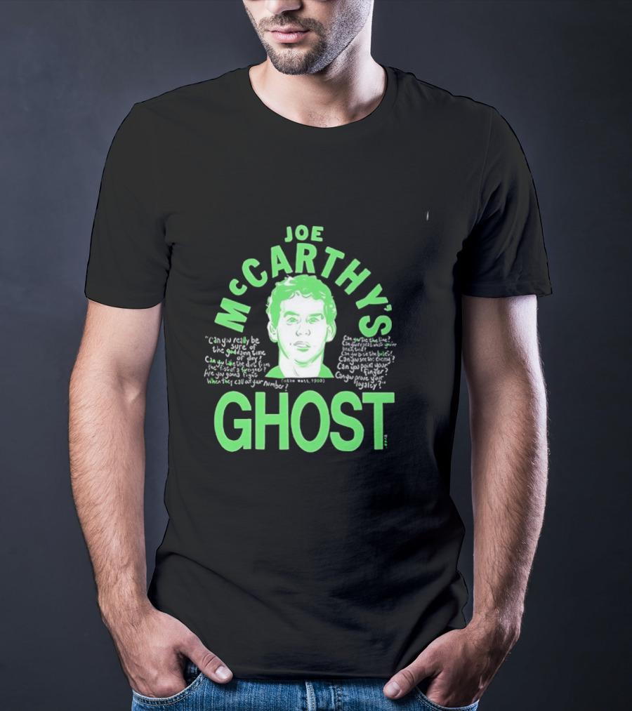 Joe McCarthy's Ghost Mike Watt 1980 Minutemen Punk Rock T-Shirt