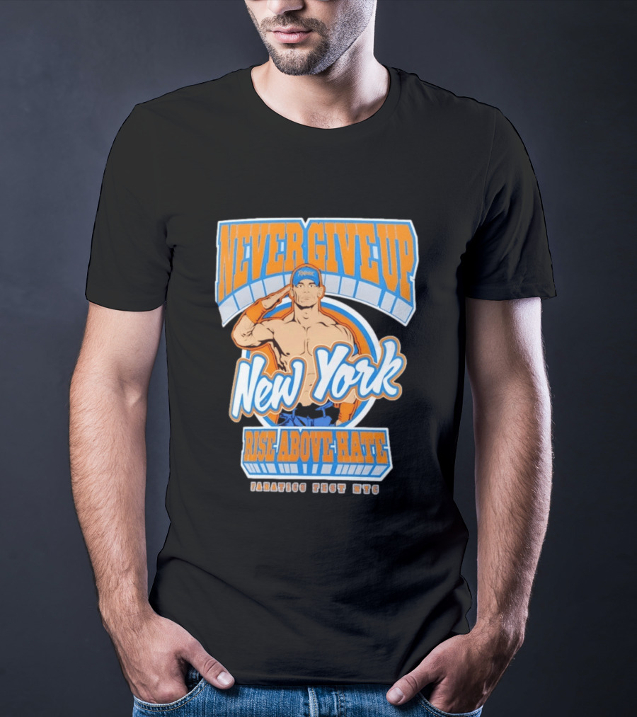 Never Give Up Rise Above Hate New York Manhasset Fest 2026 T-Shirt