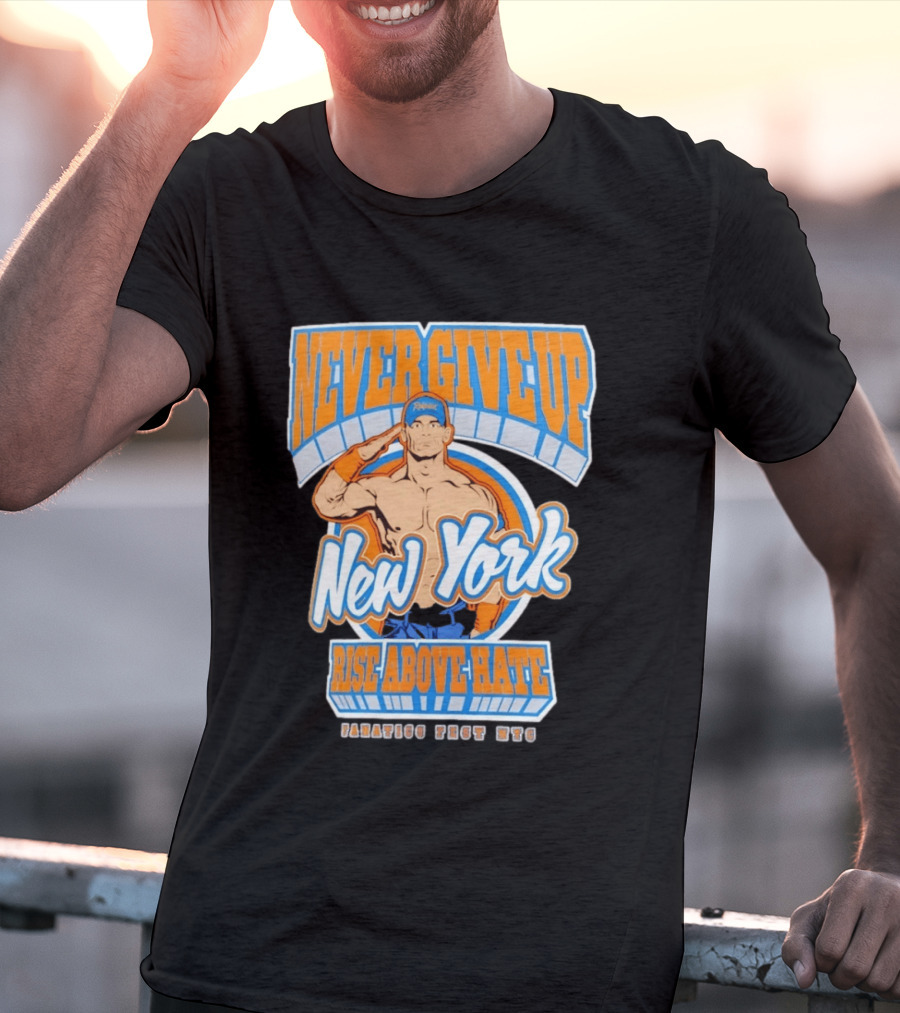Never Give Up Rise Above Hate New York Manhasset Fest 2026 T-Shirt