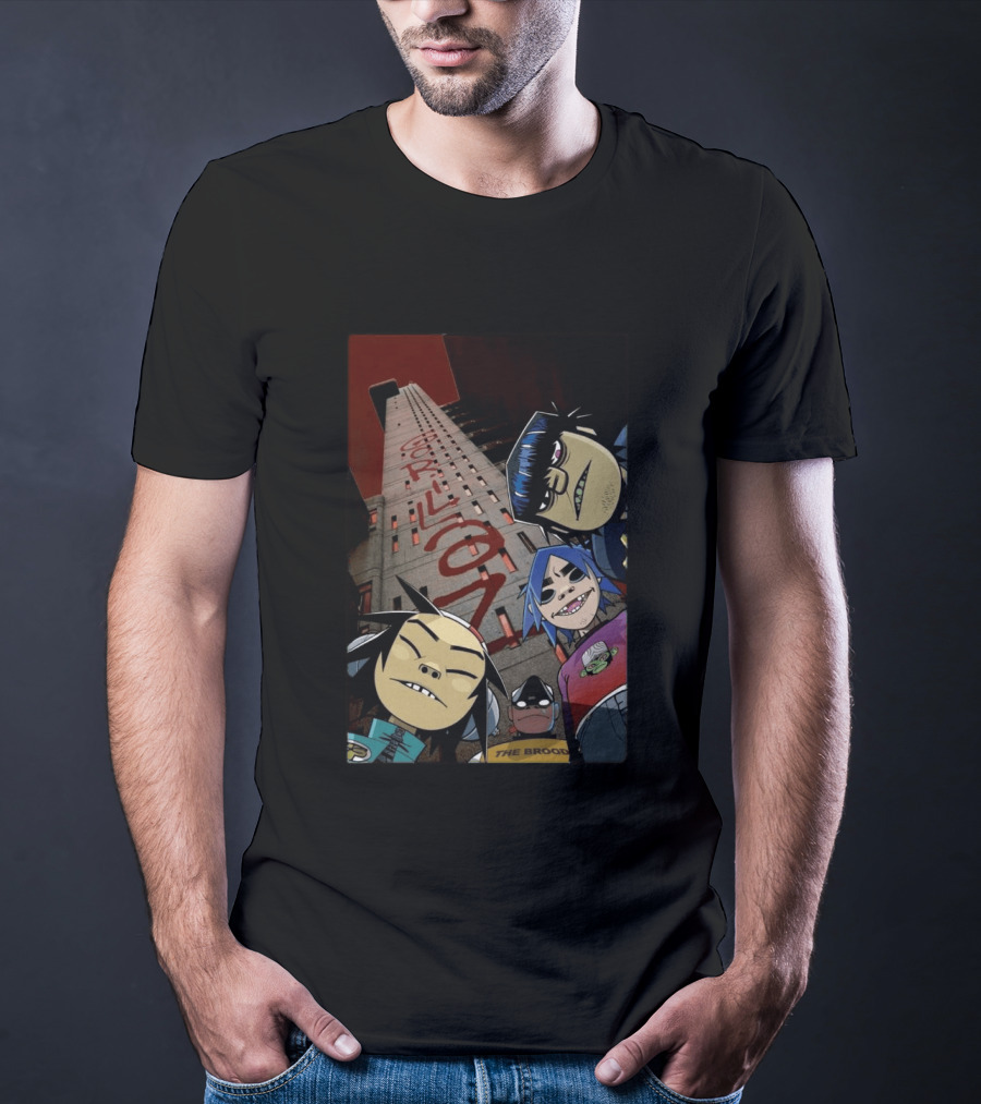 GORILLAZ Trellick Tower Characters The Brood T-Shirt